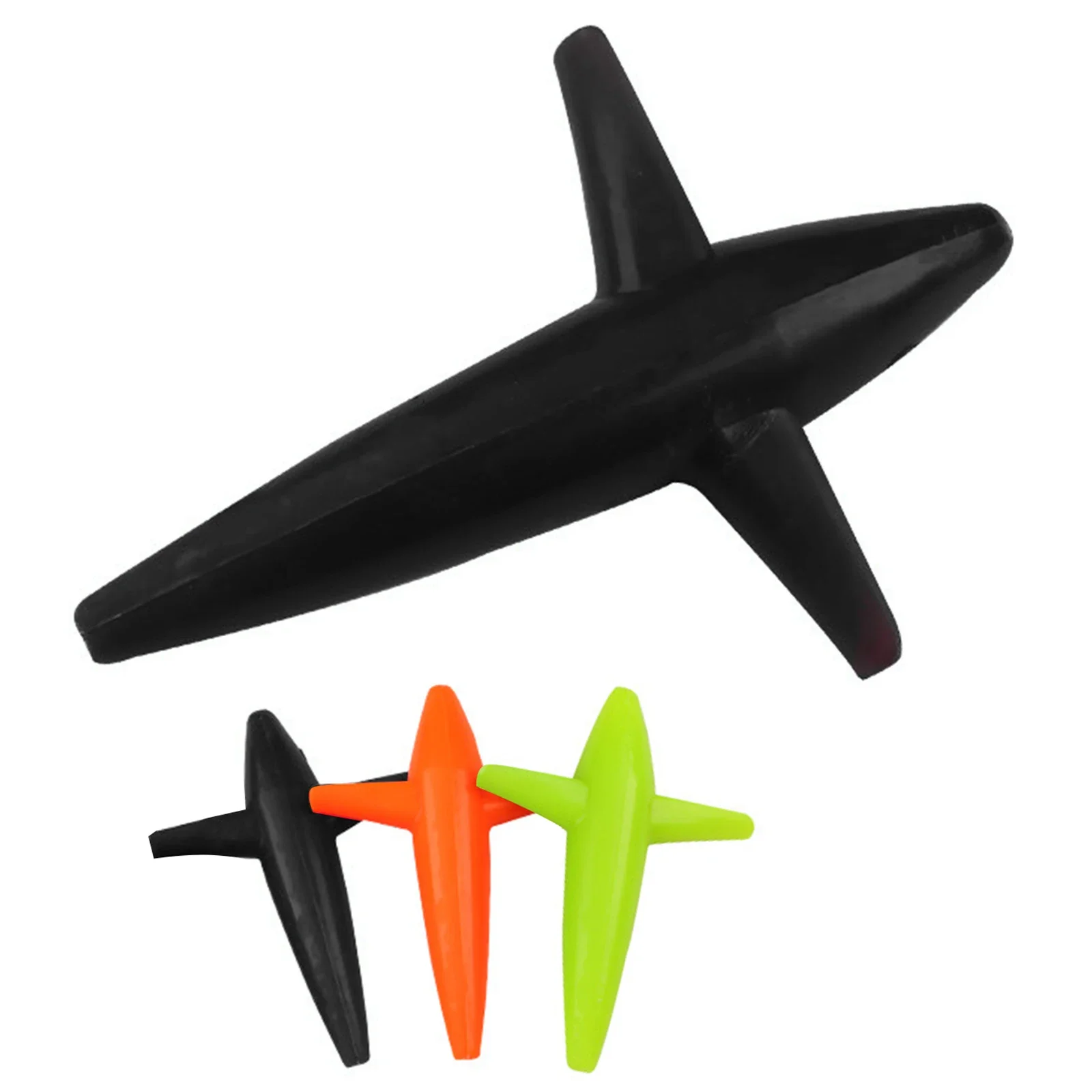 ABS Plane Lure Black/orange/fluorescent Yellow Sea Fishing Hard Bait Plane Boat Fishing Lure Trolling Bird Shaped Teaser Fishing