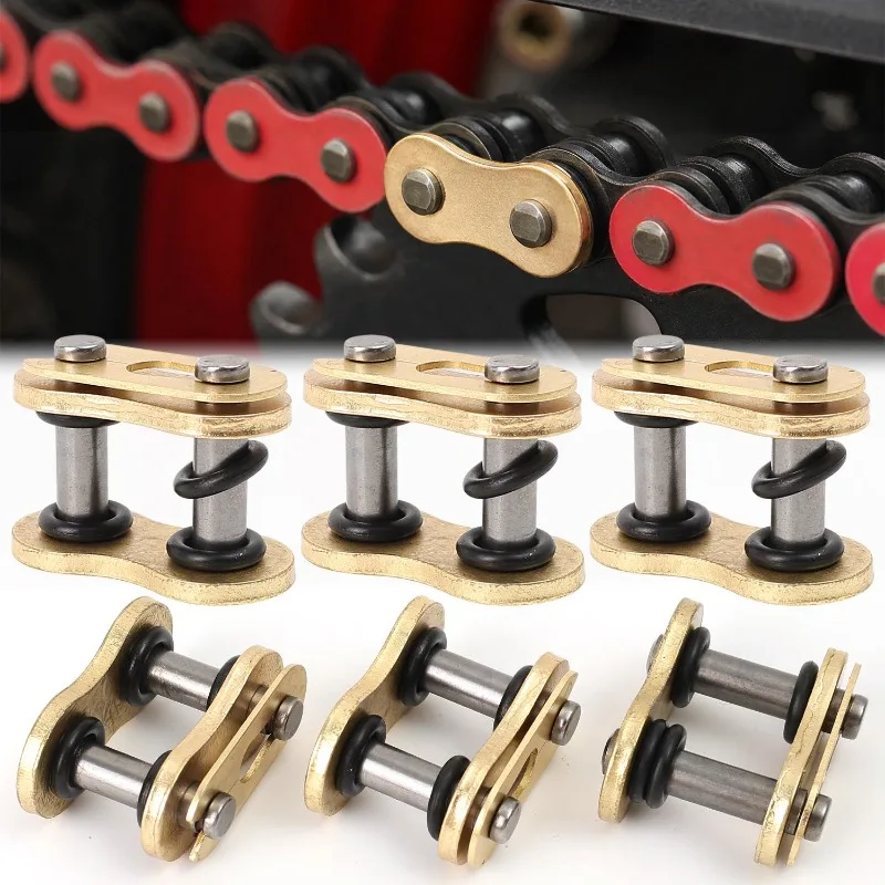 Motorcycle Chain Buckle Ring Link 520 525 Heavy Chain Connecting Connector Master Joint Link with O-Ring Chain Lock