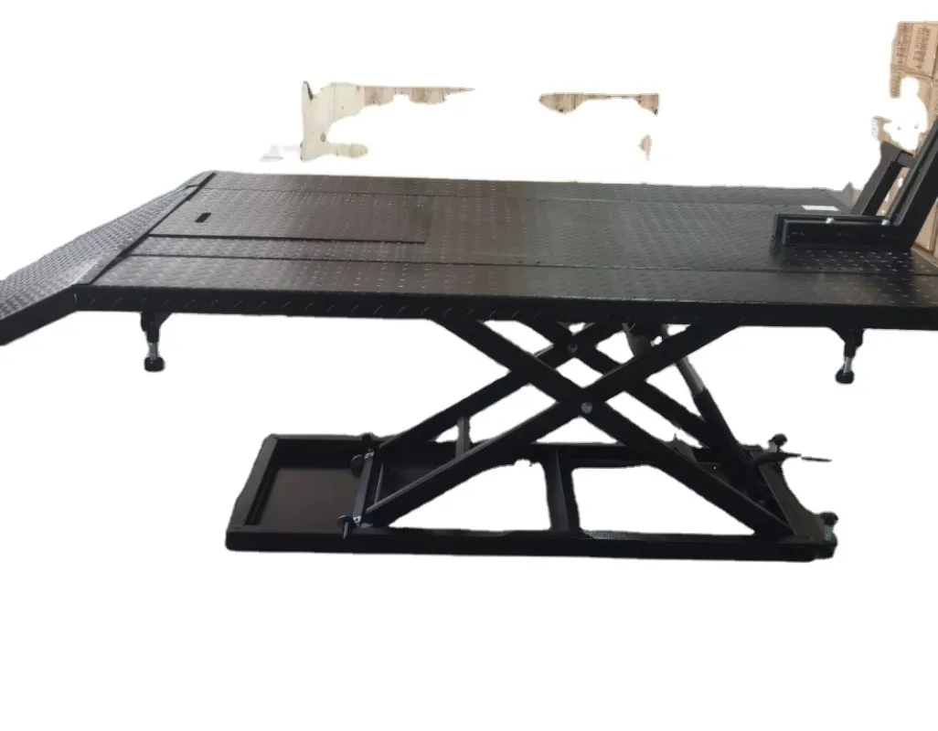 

2025 New StyleOSATE Pneumatic Lifting Table 1500LBS Motorcycle Lift Platform With CE Certificate
