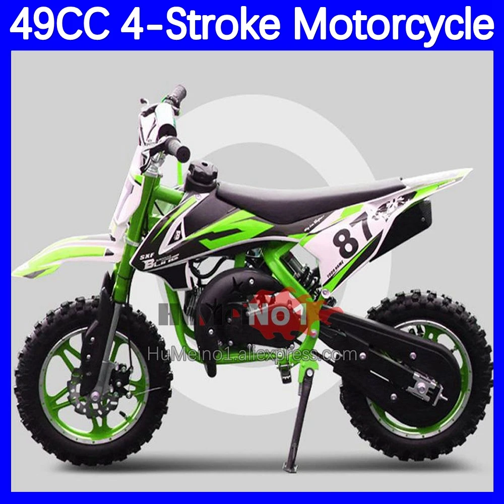 2023 49CC 50CC 4 Stroke ATV OFF-road Gasoline Motorcycle Racing MOTO Dirt Bike Motorbike For Toy Plaything Knickknack Play Game