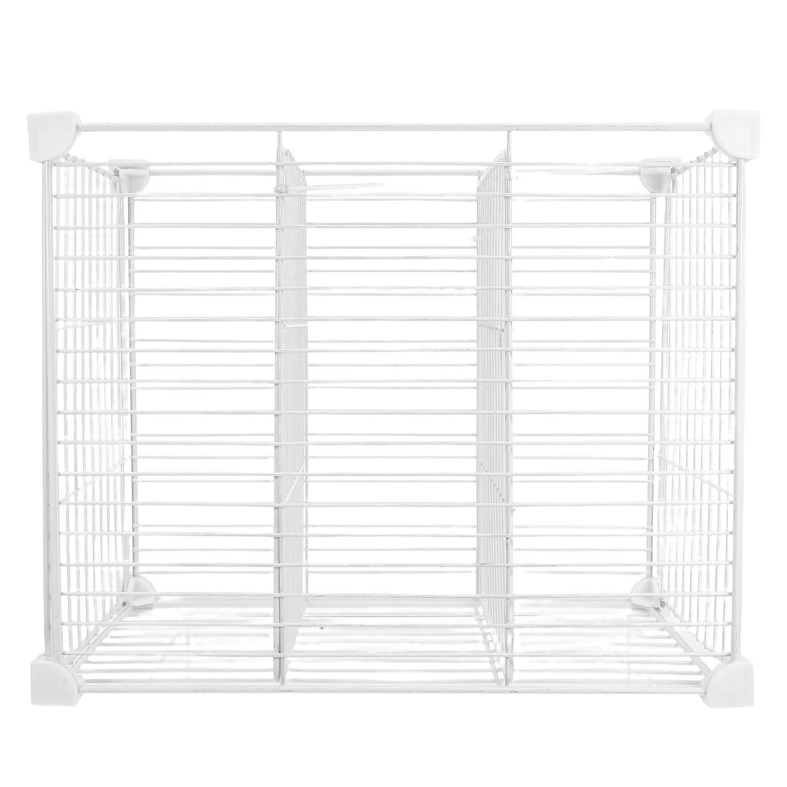 

Freezer Basket Dividers 3 Grids Modular Metal Mesh Shelf Organizer For Deep Freezer Storage Bins Refrigerator Space Saver