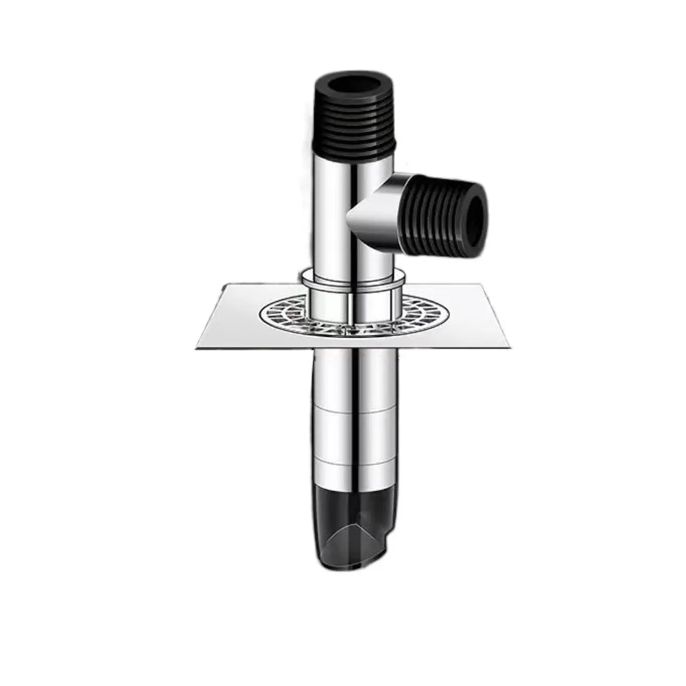 

Double Purpose Washing Machine Floor Drain Anti Overflow Deodorant Sewer Hose Adapter Easy To Install Seal