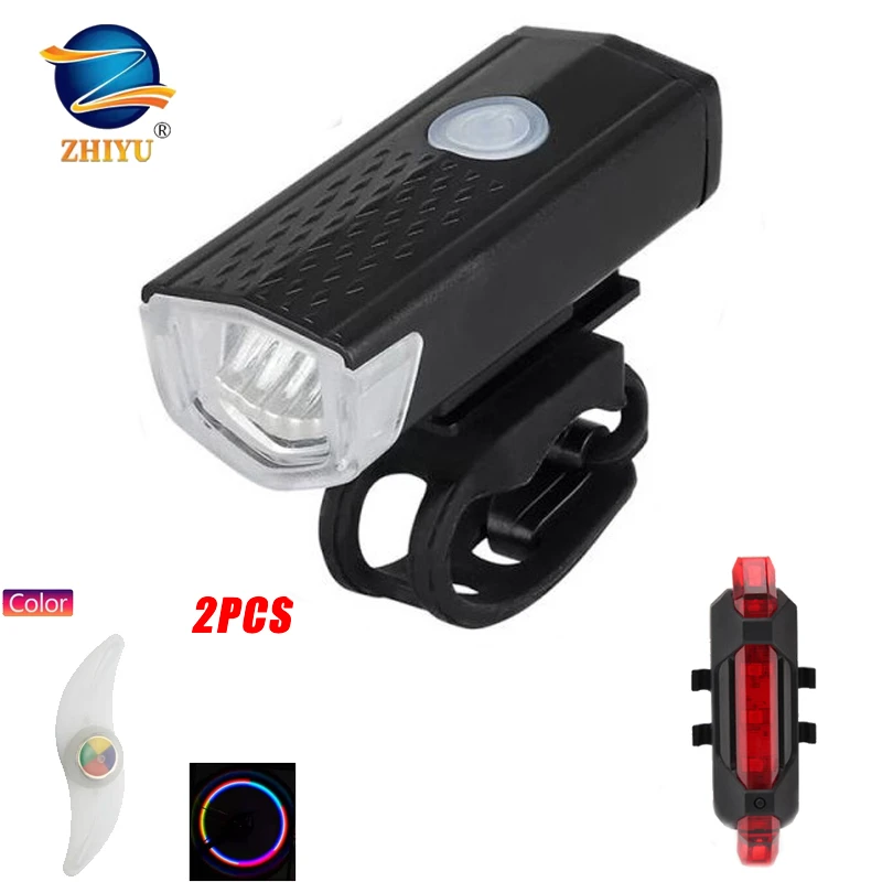 Bright Bicycle Light T6 LED Front USB Rechargeable MTB Mountain Bicycle Lamp 1000LM Bike Headlight Flashlight Cycling Scooter