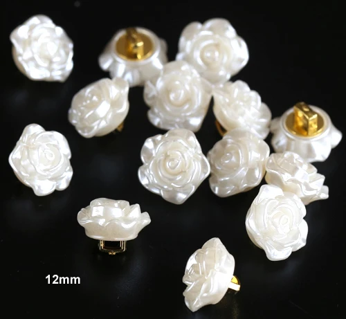 20pcs/lot Size:12mm Fashion Flower Peal Color Buttons Accessories Resin Shirt Buttons Decoration(SS-987)