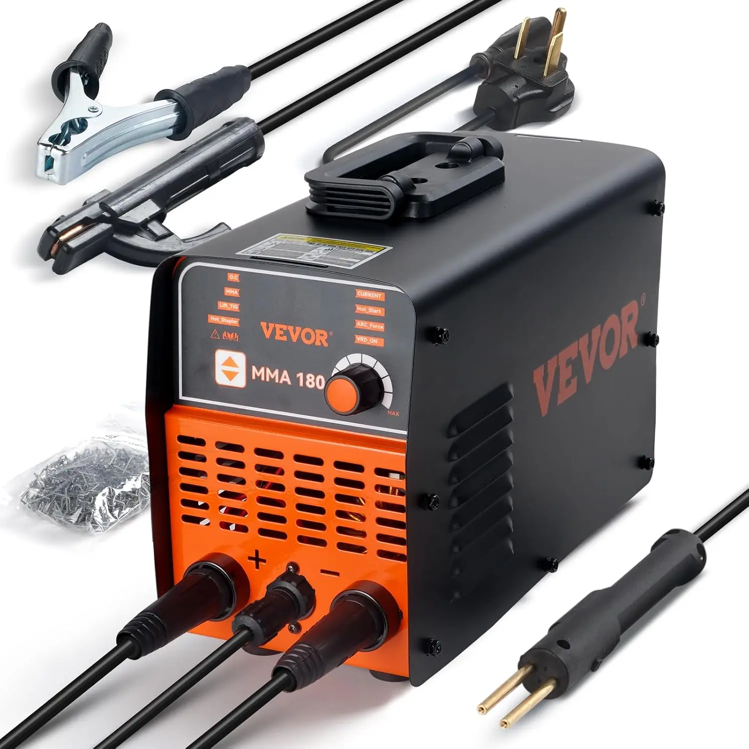 Stick Welder, 180Amp 3 in 1 ARC/Lift Tig & Plastic Welder Machine, 110/220V & Hobart 770466 6013 Stick, 3/32-5lbs