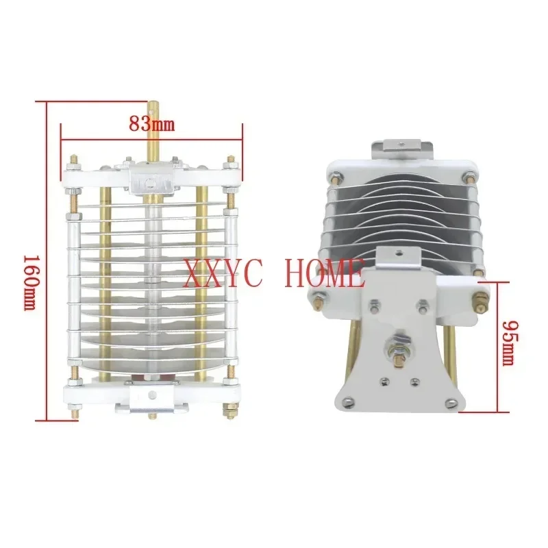 

40P Air capacitor Air Dielectric Variable Capacitor Electrical High current control module high frequency accessories 1.5KW 1PC