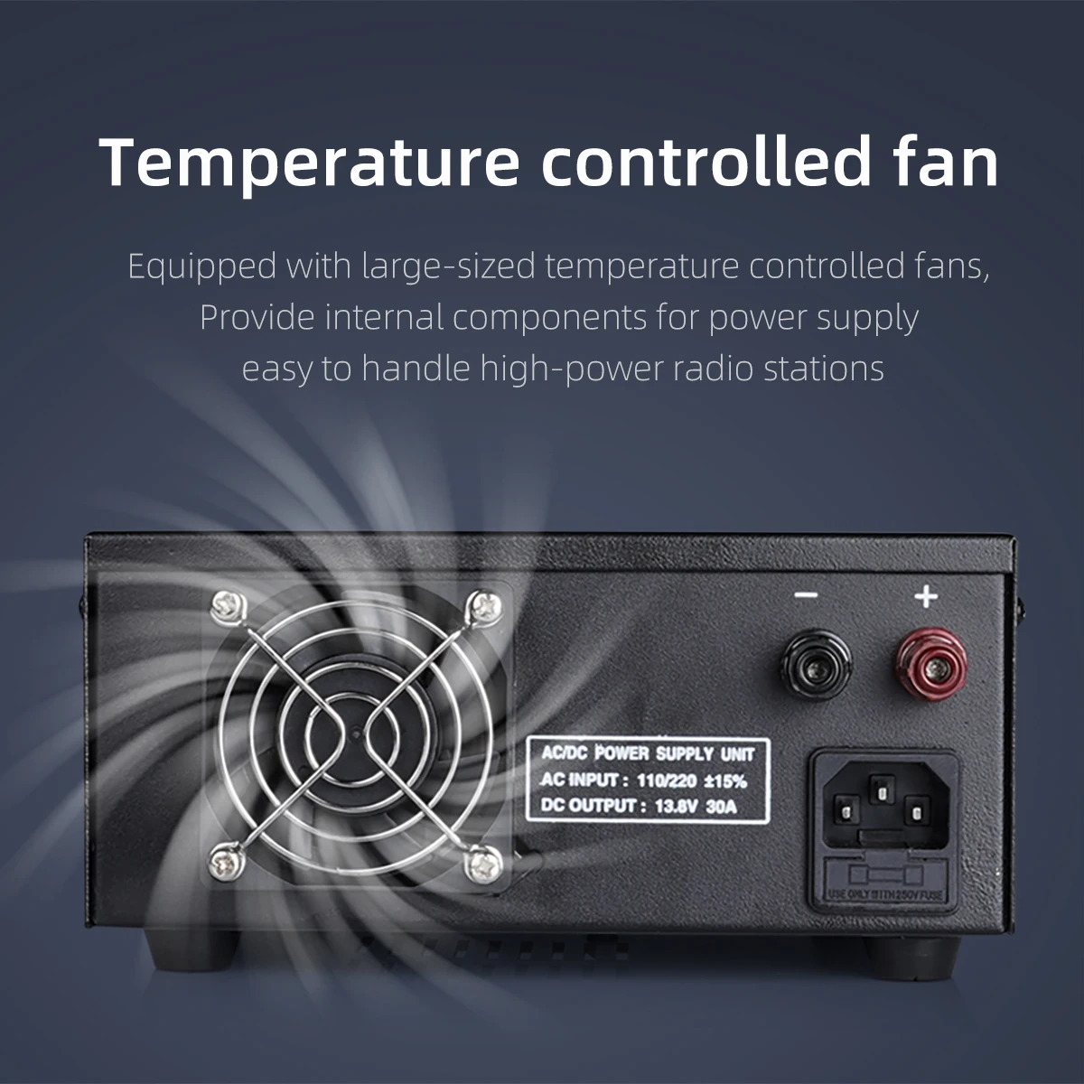 KSUN DC30 محطة تركيب السيارة 110-240 فولت 13.8 فولت استقرت تيار مستمر 20A التيار المتناوب 30A محطة طاقة راديو لاسلكي تخاطب #2