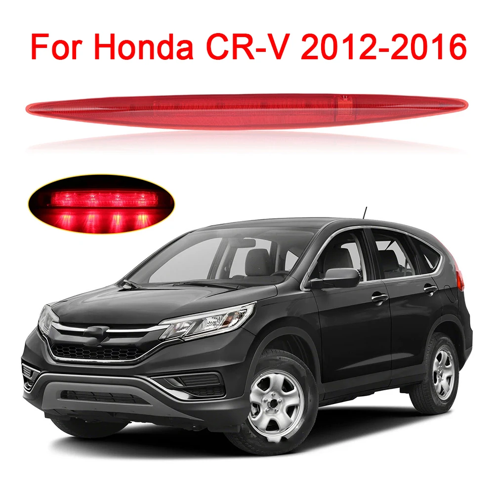 

Автомобильный светодиодный третий, 3-й задний стоп-сигнал с красной линзой, задний стоп-сигнал, крепление высокого уровня для Honda CR-V 2012-2016 34270T0AA01 34270TFCH01