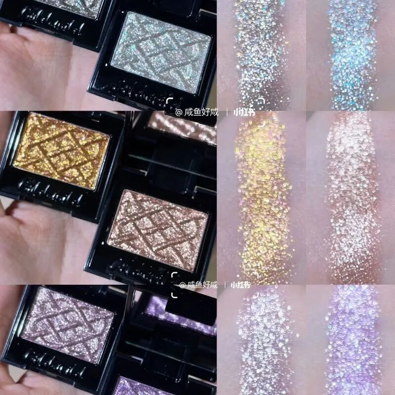 Chameleon Monochrome Eyeshadow European American Color Series Glazed Silver Stars Moon Silver Beauty Makeup Palette for Women