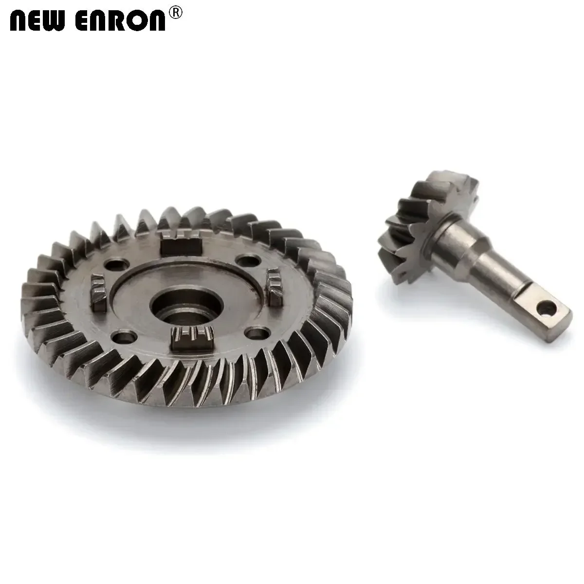 Pignone ingranaggio ad anello differenziale a spirale in acciaio cromato 37T 13T # 8978 Per 1/10 RC Auto Traxxas Maxx 89076-4 89086-4 102076-4