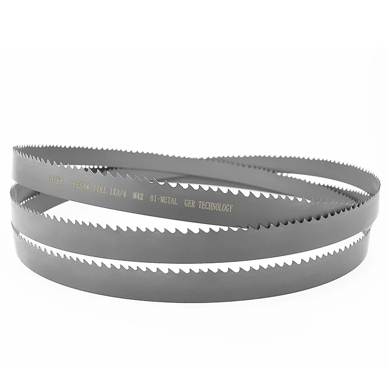 

2pcs/set 3505mm 4115mm M42 Bandsaw Blade for Cutting Stainless Steel Iron Aluminum Metal Bimetal Band Saw Blade