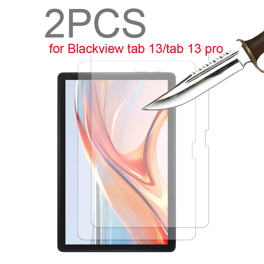 

2PCS for Blackview tab 13/tab 13 pro 10.1'' Tempered glass screen protector tablet protective film HD clear