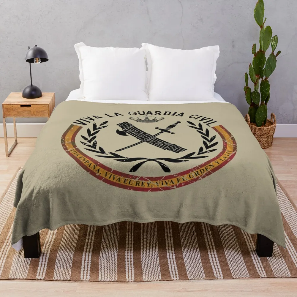 

Long live the Civil Guard - Vintage Black Throw Blanket heavy to sleep sofa bed Blankets For Sofas Blankets
