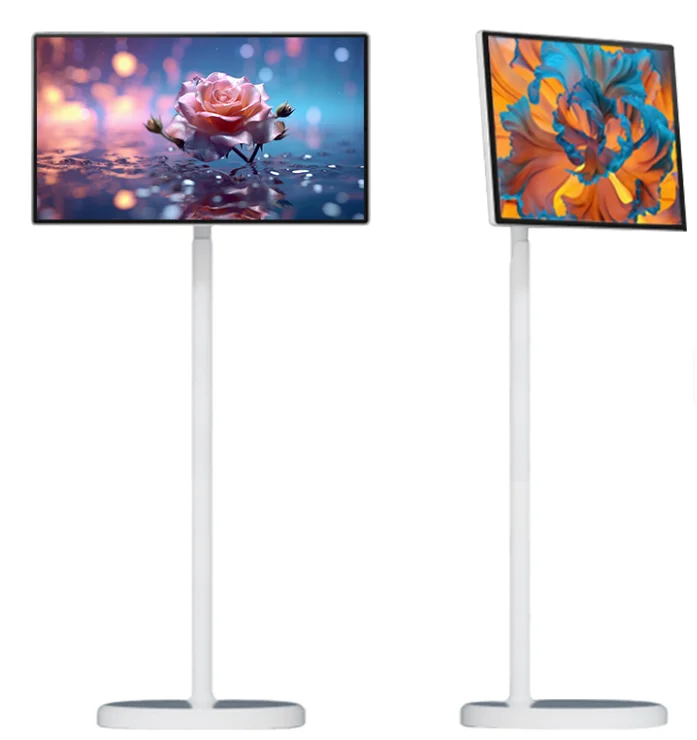 Portable Touch Screen Android WiFi Mobile TV, Multi-Scenario Use Smart Display for Home Office Store Promotion Aliexpress