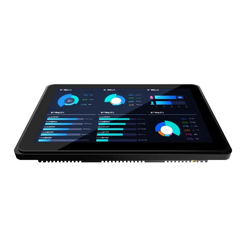 Fabrikpreis Android 5.1 Draht kapazitives Touch-Smart-Screen-Tablet All-in-One-PC 10-Zoll-Tablet Schwarz Industrieadapter AMD