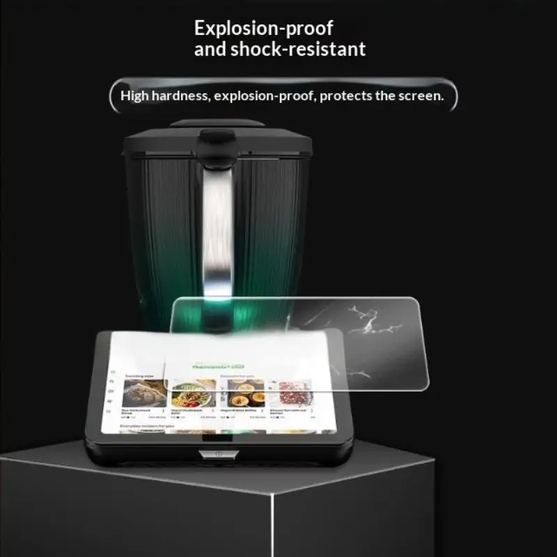

Защитная пленка из закаленного стекла для Thermomix TM7, стекло с высоким содержанием оксида алюминия, устойчивое к царапинам и отпечаткам пальцев, прозрачные аксессуары для миксера