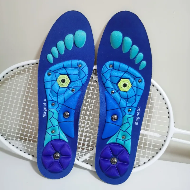 

Magnetic Acupressure Insoles - Shock Absorbing EVA Cushion, Breathable & Anti-Slip Design, Arch Support Comfortable Soft Padding