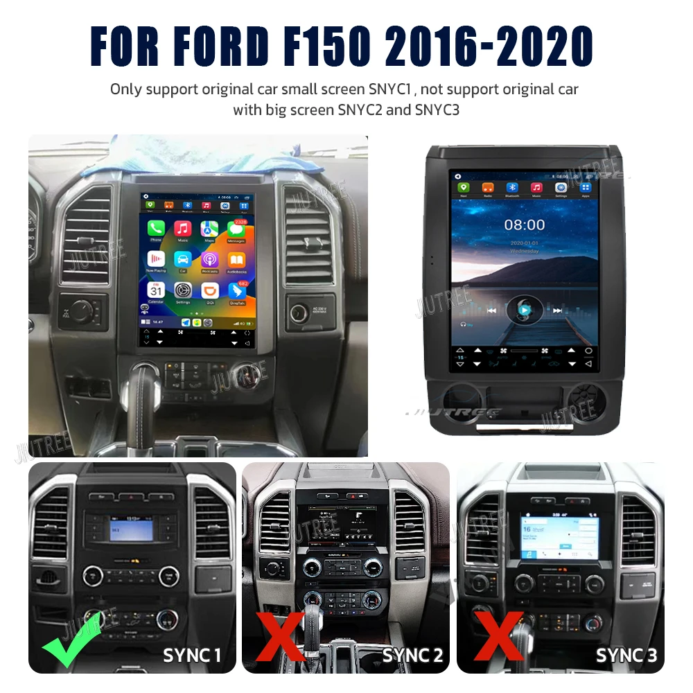 Android 13 Car Radio for Ford F150 2016 2017 2018 2019 2020 Multimedia Player GPS Navigation Head Unit Stereo 2 din