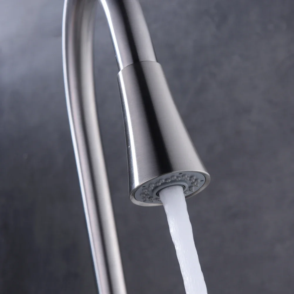 Kitchen Faucet sus 304 Stainless Steel pull out kichen mixer tap 40108