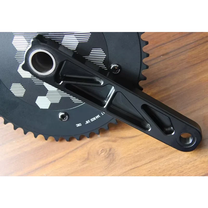 24mm Cr-Mo Spindle 2pcs Single Chain Ring Crankset Bicycle Parts