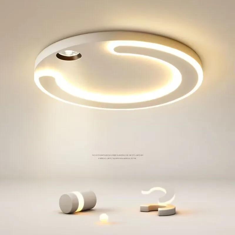 Bedroom Light Without Master Light Bedroom Simple and Modern LED Ultra-thin Ceiling Lamp Small Living Room Cloud Restaurant