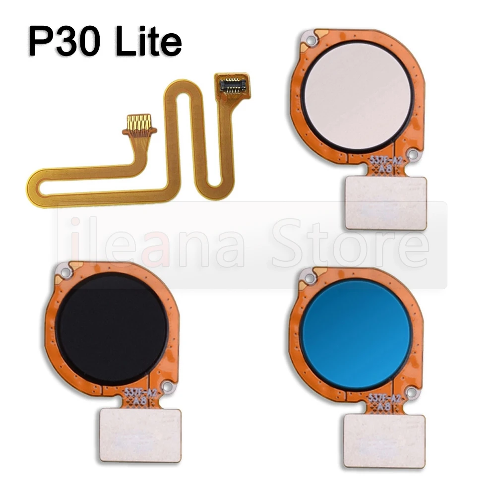 Aiinant For Huawei P10 P20 P30 Lite Back Home Button Key Connection Touch ID Scanner Fingerprint Sensor Flex Cable Ribbon