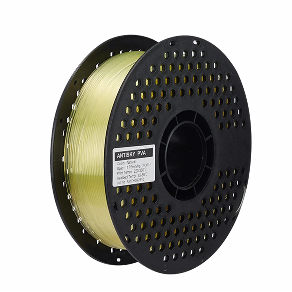 ANTINSKY PVA Water‑Soluble Support 3D Printer Filament 1.75mm 1KG Easy Dissolution Removable Support Material for Complex Hollow