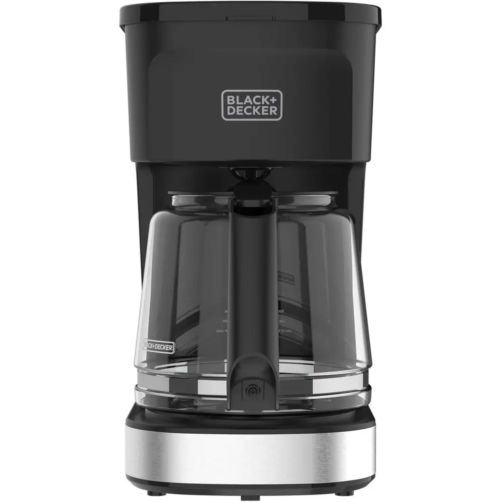 

BLACK+DECKER CAÉCRAT 12-Cup Coee Maker, One-Switch Drip Coeemaker with Vortex ShowerTechnology, Sneak-A-Cup, Keep Warm unction,