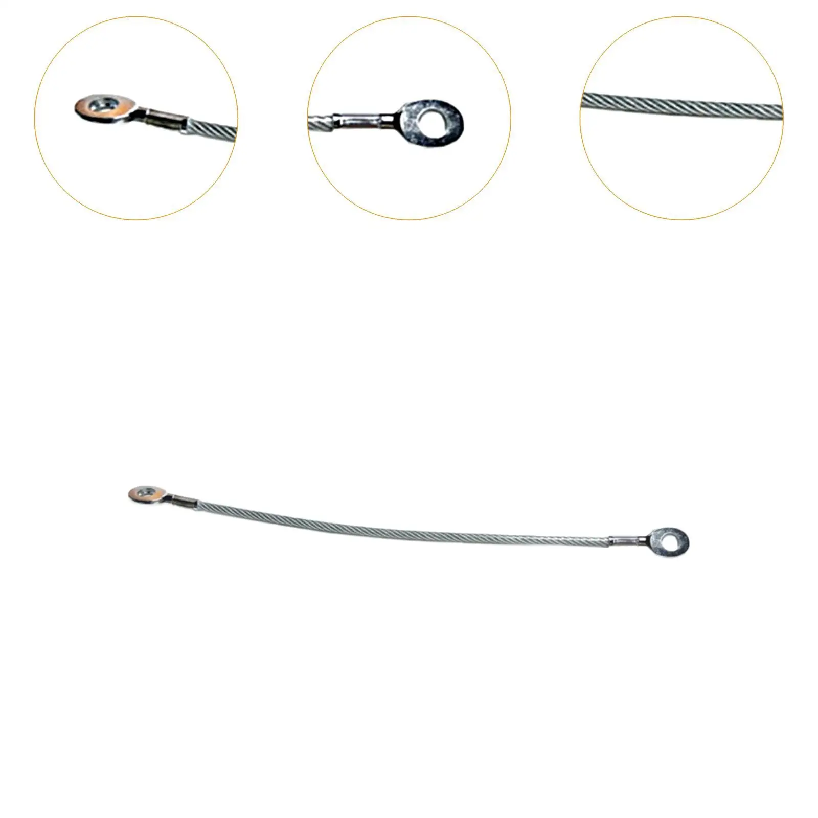 Exercise Stepper Part Hydraulic Drive System Drive Cable Sturdy Total Length 36 cm Replacement Fitness Equipment Accessories
