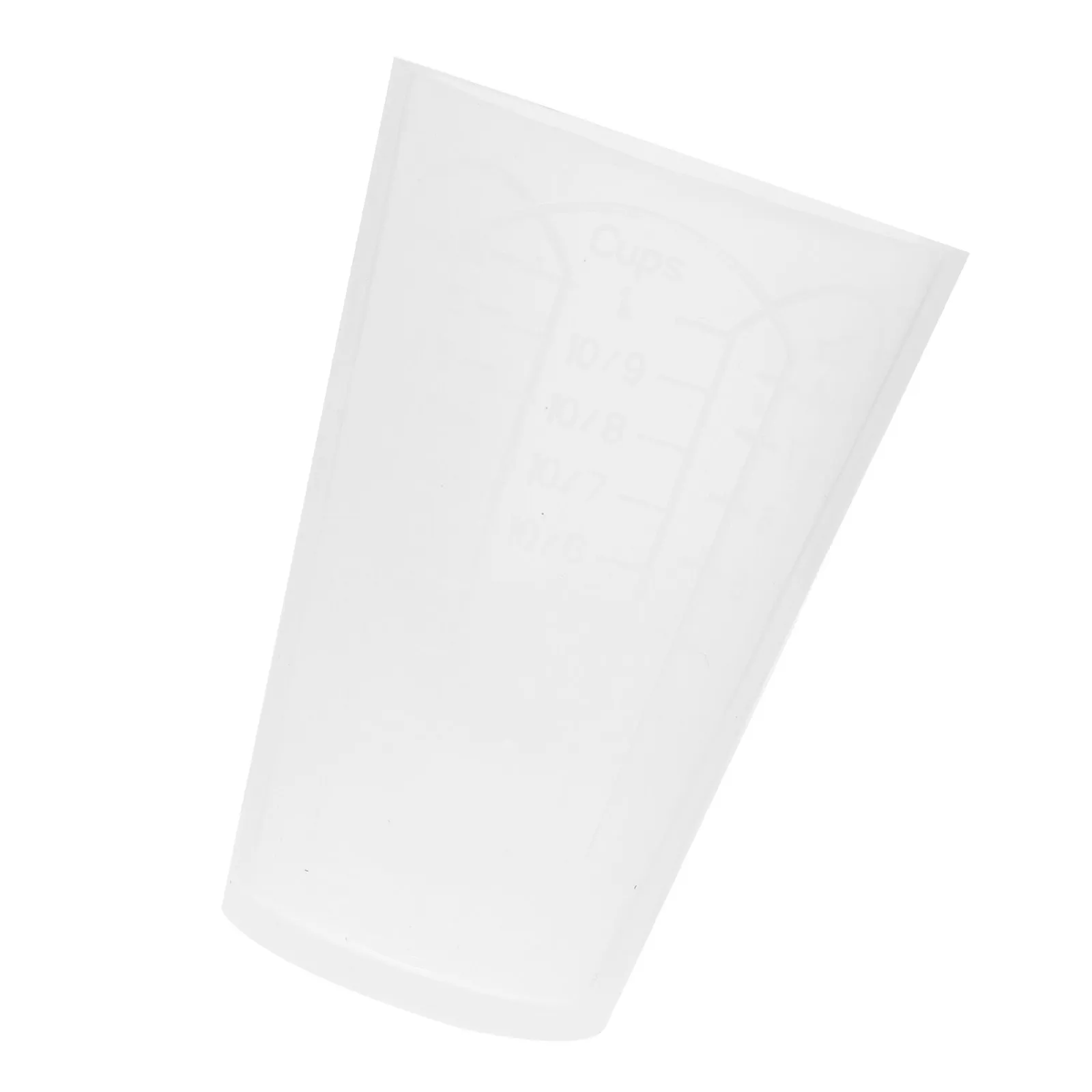 Silicone Measuring Cup Triangle Shape Flexible DIY Epoxy Casting Mixing Graduated Cup Waxing Craft Measuring Tool Nonstick