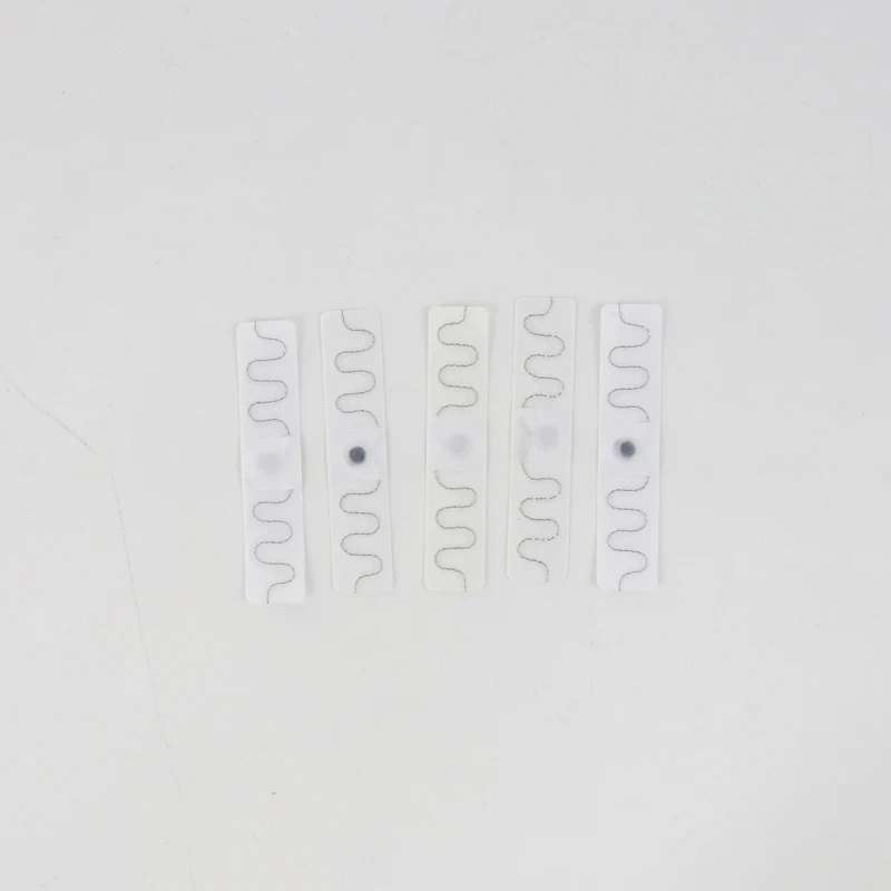 

500pcs UHF RFID Tag U9 Chip Hot melt Glue Woven Fabric Washable Laundry Tag With Thermal press For Garment Washing
