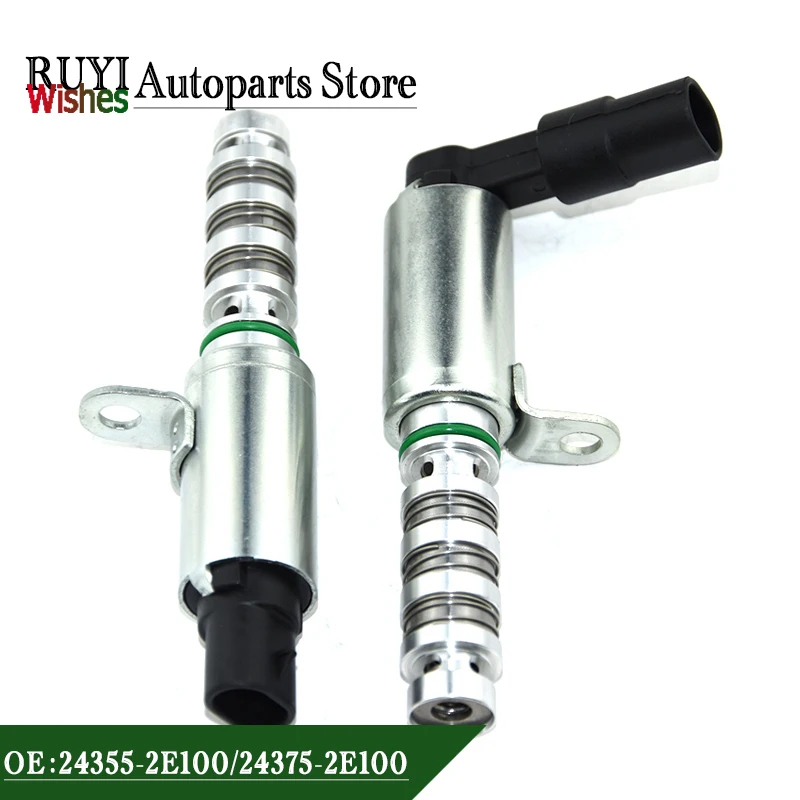 24375-2E100 24355-2E100 New Oil Intake& Exhaust Variable Timing Solenoid Valve VVT for Hyundai Elantra Kia Forte Optima Soul