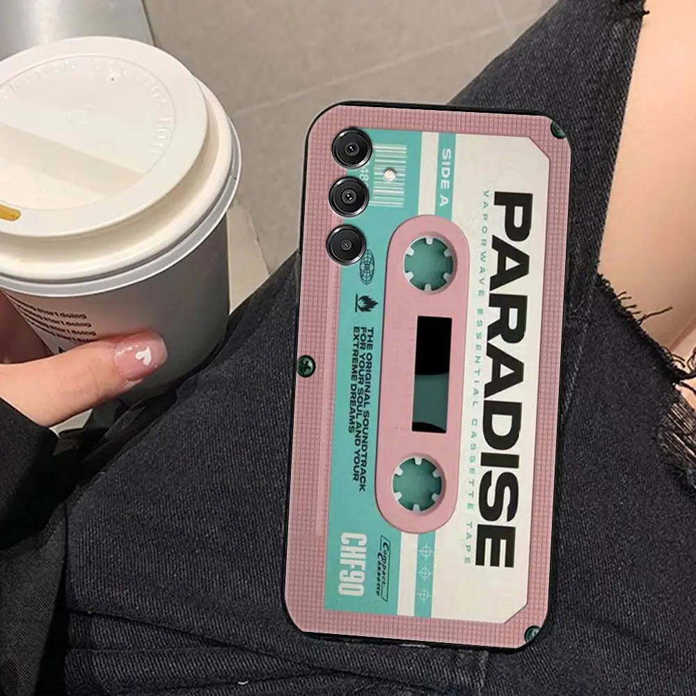 Phone Case For Samsung A14 A16 A17 A22 A23 A26 A27 A32 A36 A37 A51 A52 A53 A55 A56 A57 A71 A72 A35 Shell Magnetic Radio Cassette