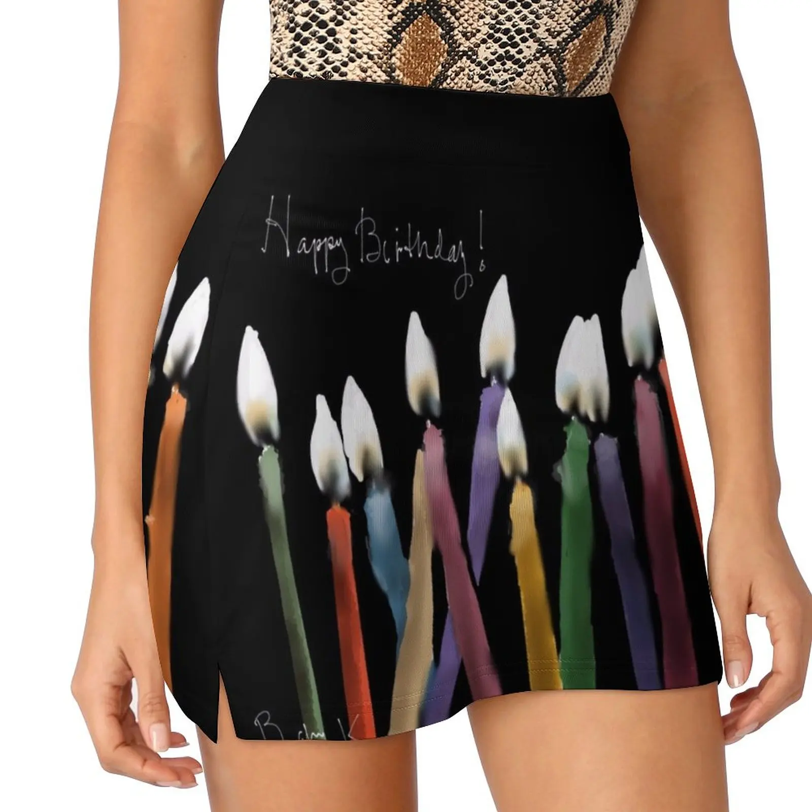 

Happy Birthday Candles! Mini Skirt skirts for womens 2025 90s aesthetic