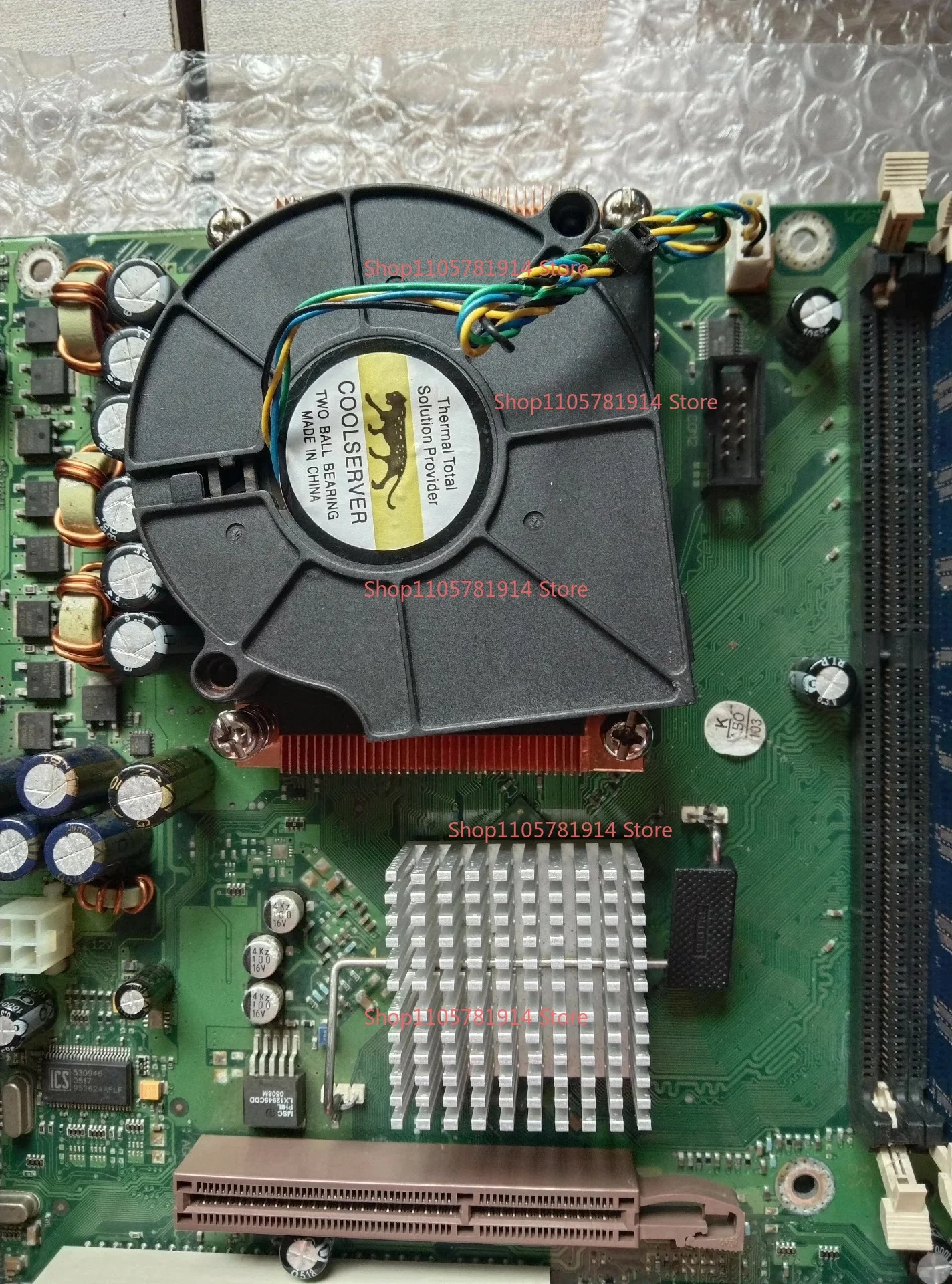 For Fujitsu W26361-W65-X-04 W26361-W65-Z2-05-36 D1567-C33 Device Main Board with Copper Fan Memory CPU