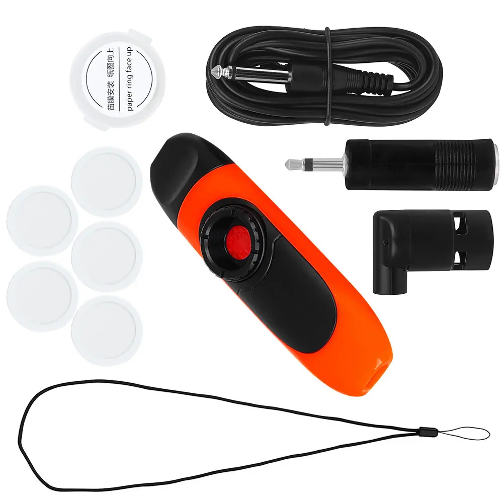 1Set Kazoo Electric Instrument with Connecting Wire Adapter Flute Diaphragms Solo Ensemble Accompaniment Kazoo for Kids Adults