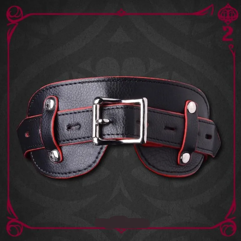 BDSM eye mask adult products male and female sex toys fun and restrained