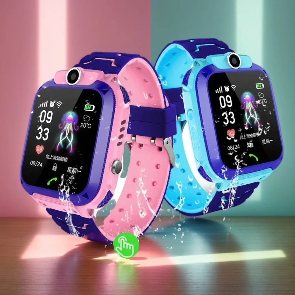 ساعة هاتف للأطفال - SOS ذكية مقاومة للماء مع بطاقة SIM وسياج إلكتروني #1