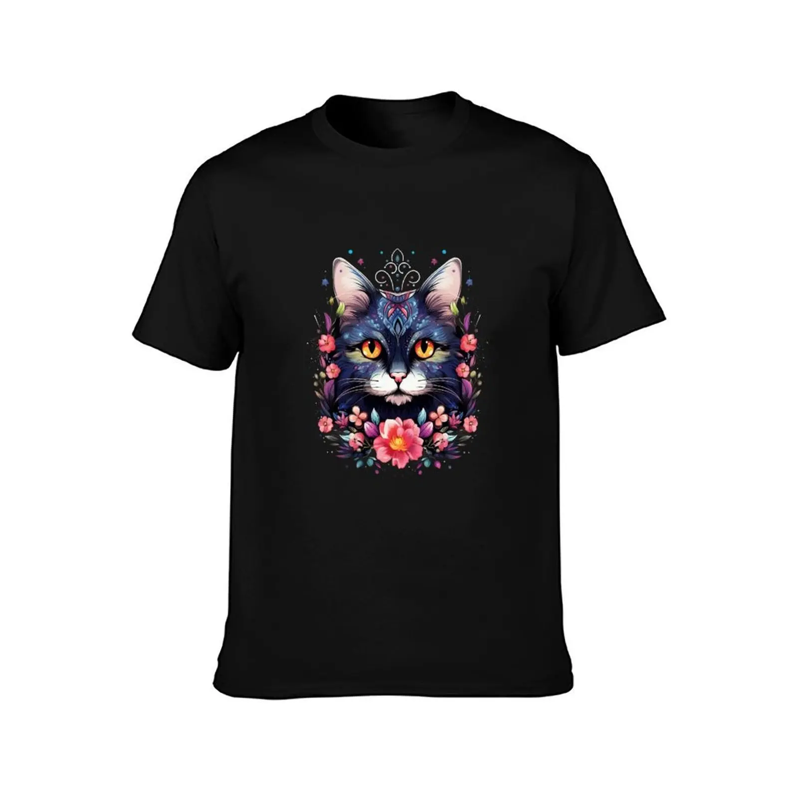 Enchanted Royal Gaze Crown T-Shirt Classic Basic Casual T-Shirt