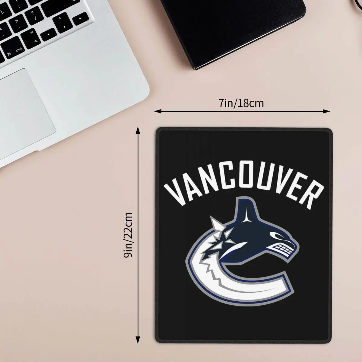 Vancouver Hockey Canucks Essential Active Mouse Pad Gamer PC Laptop Mats Keyboard  Desk Mat 7x9 in 22x18 cm