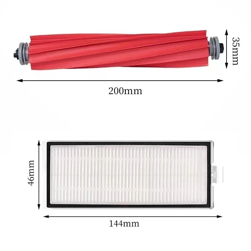 Roborock Q7 Max / Q7 Max + / Q7 Plus / T8 Hepa Filter جهاز آلي لتنظيف الأتربة قطع غيار فرشاة جانبية رئيسية ممسحة قماش كيس لجميع الغبار