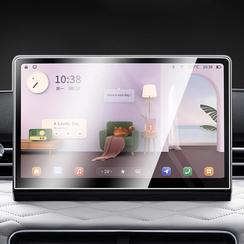 

Customer customization For Dongfeng Nammi Box 01 Infotainment Car GPS Navigation Radio Dashboard Screen Protector Tempered Glass