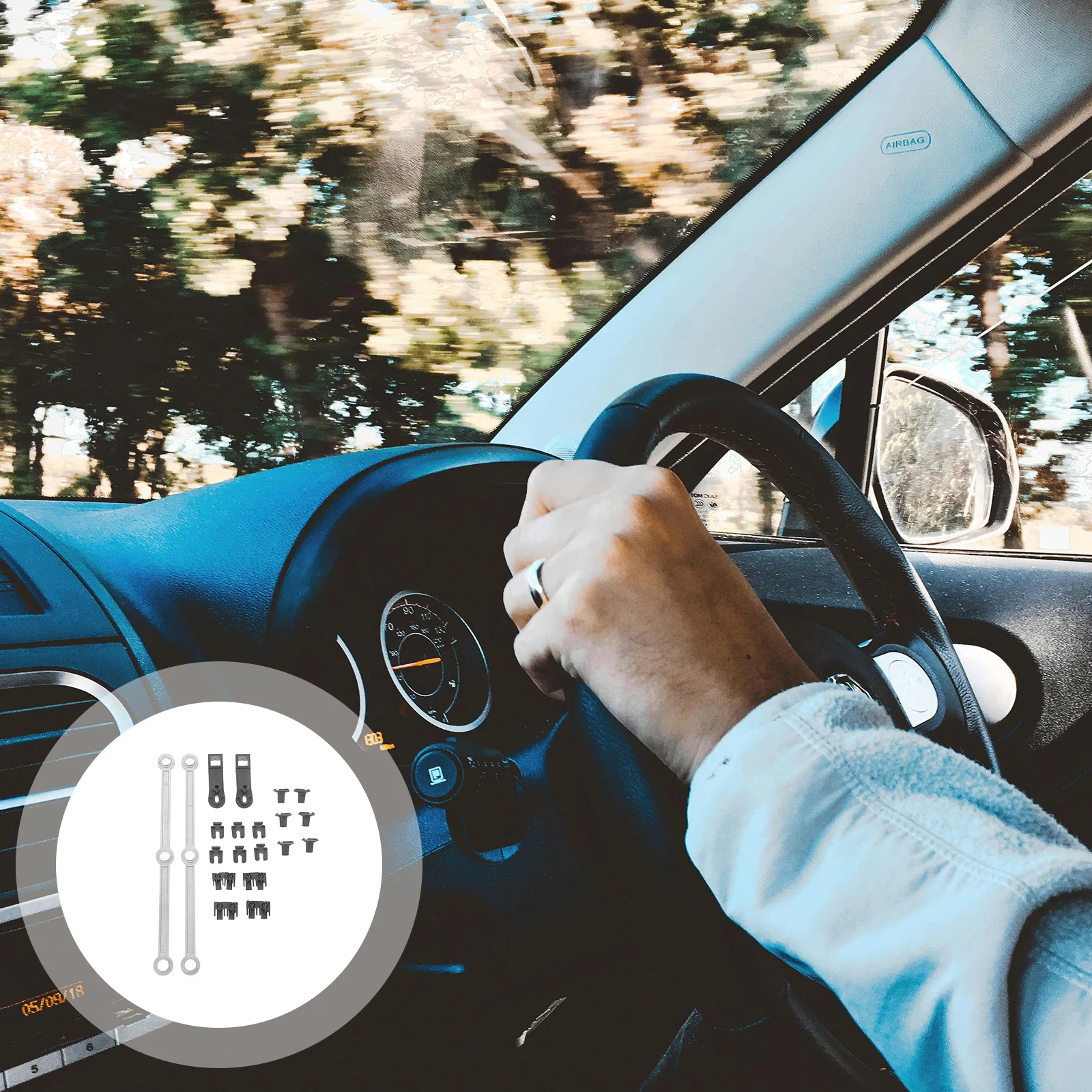 

Intake Manifold Repair Kit 1Set Durable Chrome Vanadium Steel Easy Installation Multiple Car Models Engine Performance