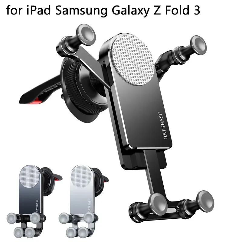

Gravity Phone Holder for Samsung Galaxy Z Fold 3 Z Fold 2 Air Outlet GPS Navigation Phone Stand for Iphone 13 IPad Mini Xiaomi