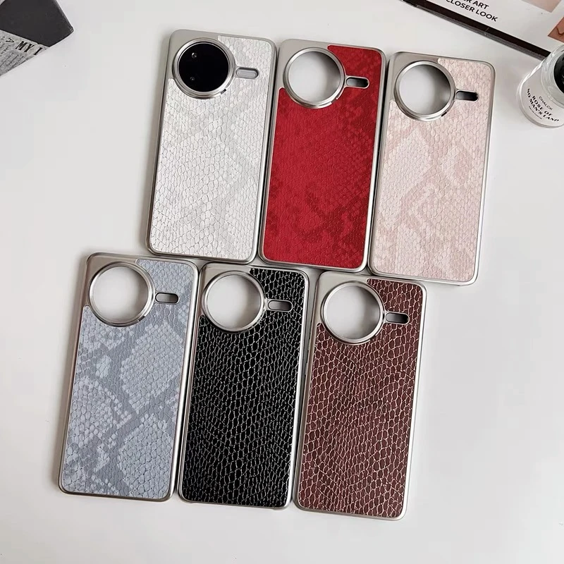 ポコ F7 プロケース Xiaomi POCO F7 ウルトラ F7Pro 5 グラムレザーシリコンハードカバー電気メッキフレームシェル耐衝撃バンパー