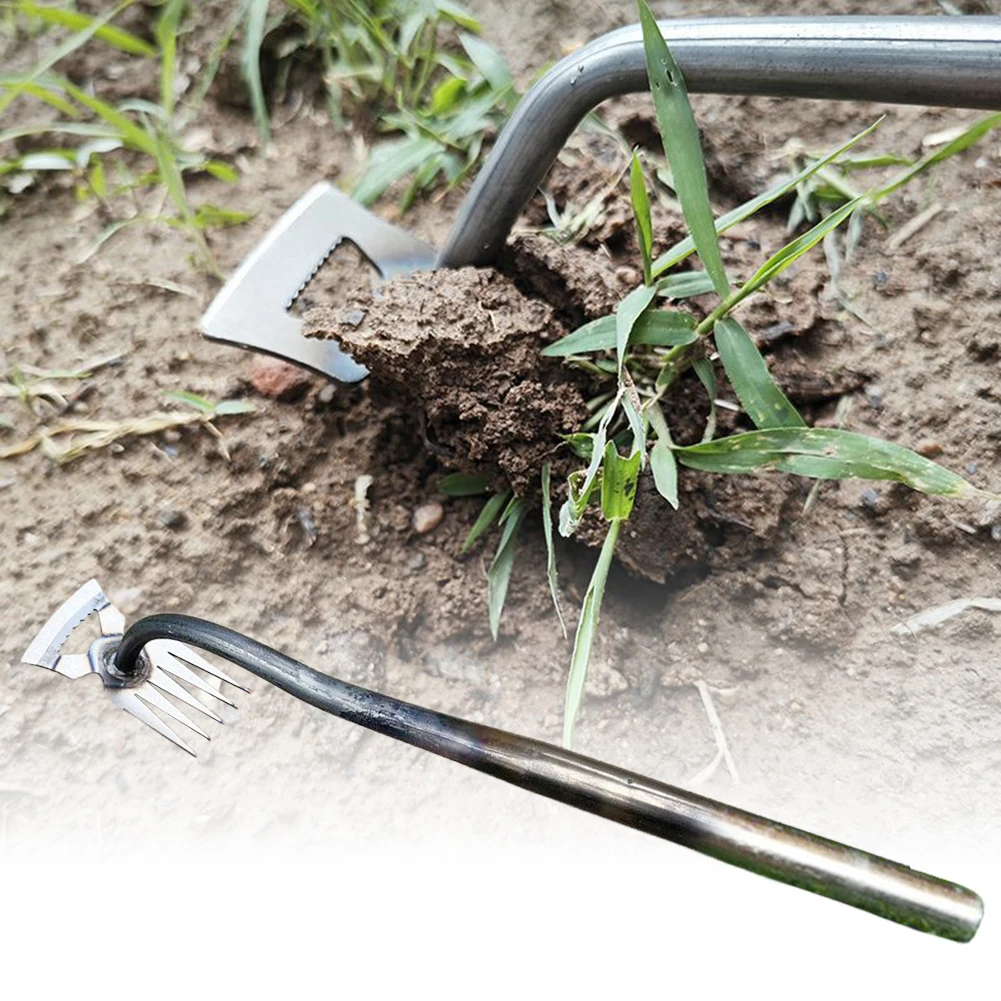 

2 IN 1 Manual Weed Remover Tool Grass Rooting Loose Soil Hand Weeding Removal Puller Garden Shovel Gardening Tool Dropshipping