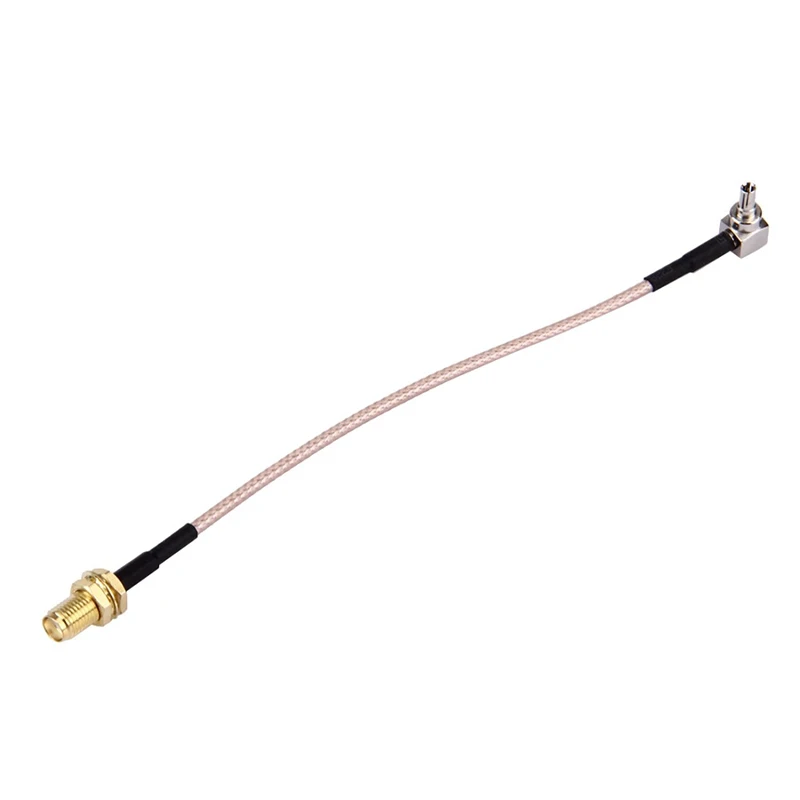 SMA Female to CRC9 Right Angle Connector RG316 Coax Jumper Pigtail Cable 15cm 6\