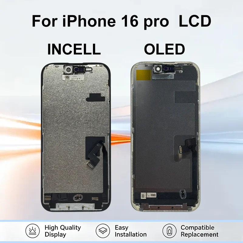 OLED para iPhone 16 LCD 16 Plus pantalla táctil digitalizador ensamblado, para iPhone 16 Pro LCD 16 Pro Max LCD INCELL repuesto 2