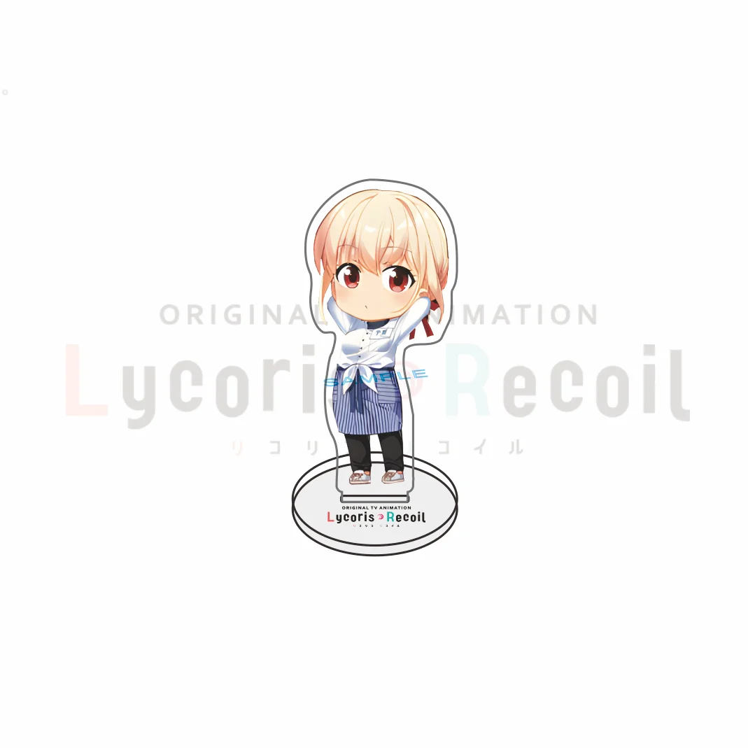 Anime Lycoris Recoil Inoue Takina Nishikigi Chisato Kurumi Acrylic Stand Keychain Model Plate Ornaments Related Products Gift