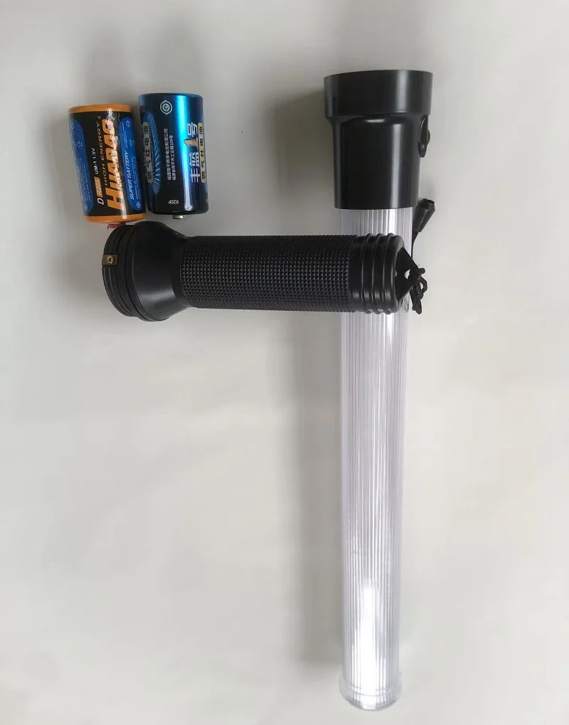 54CM White Tube LED Red Shift Green Traffic Signal Warning Light Road Traffic Rod Conductor's Stick